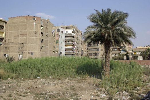 Some typical cityscape of Cairo. Egypt.