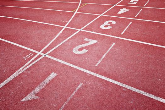 sport running track