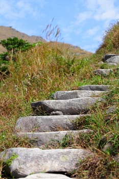 mountain path for hiking