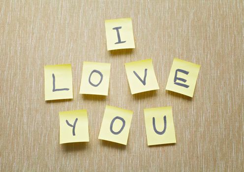 I Love You memo
