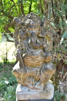 A statue of Ganesha, one of the Hindu Gods