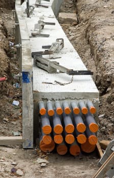 construction of the new tramway in France