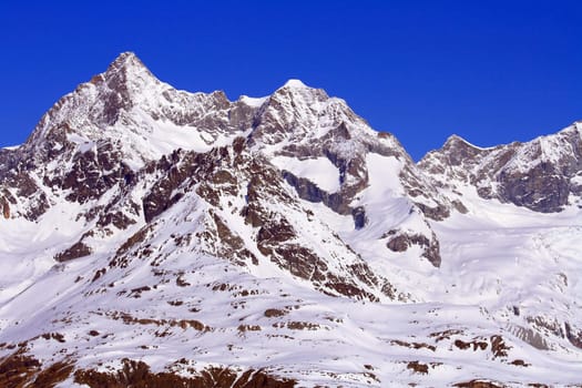 The Swiss Alps at Matterhorn, Gornergrat Switzerland