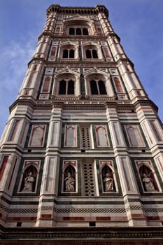 Giotto's Bell Tower Duomo Basilica Cathedral Church Florence Italy
