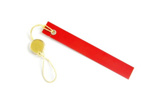 Blank tag isolated on a white backgrounds
