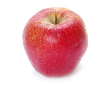 fresh apples isolated on a white