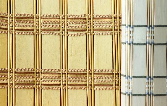 Wicker texture bamboo wood background