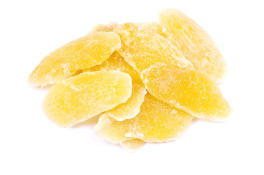 dried fruit isolated on a white background