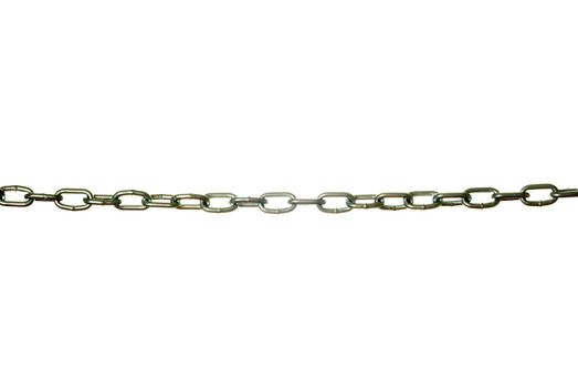 Chain isolated on a white background