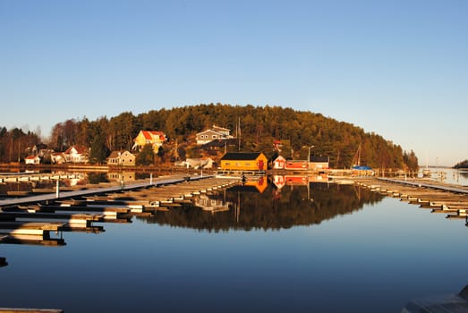 Arås marina, Nøtterøy municipality, Vestfold County, Norway.