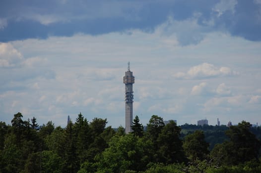 The swedish tower Kaknästornet in Stockholm.