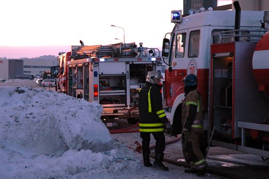 Fire tragedy. Larvik, Vestfold, Norway. - 2006.