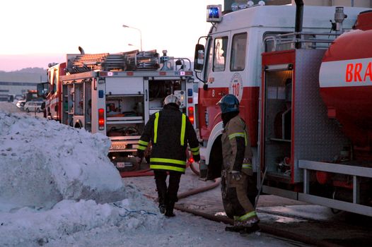 Fire tragedy. Larvik, Vestfold, Norway. - 2006.