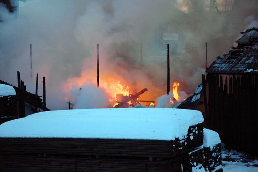 Fire tragedy. Norway. - 2006