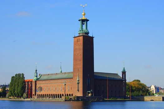 The city hall of Stockholm.