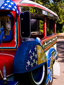 Filipino Jeepney Details with Classic Vintage Accents