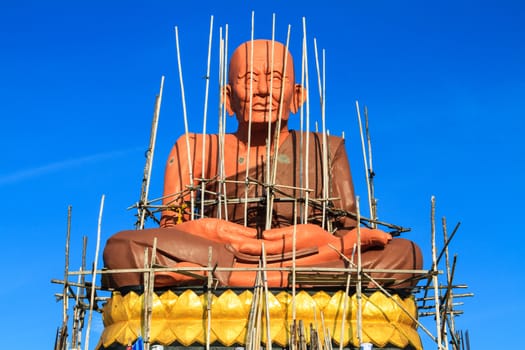 Thai Buddha in thai temple, South of Thailand