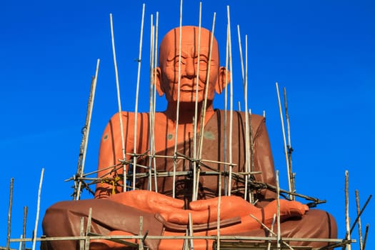 Thai Buddha in thai temple, South of Thailand