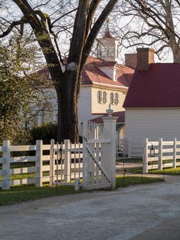 President George Washington home at Mount Vernon in Virginia