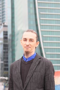 Portrait of the young successful businessman