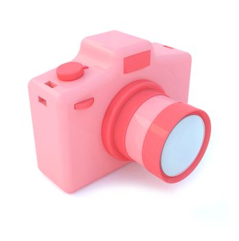 Pink digital camera