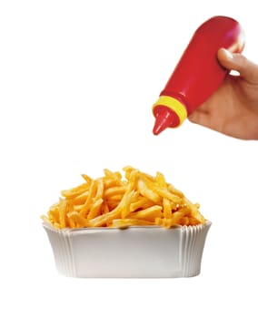 French Fries and ketchup