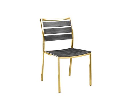 black office chair isolated on white close up