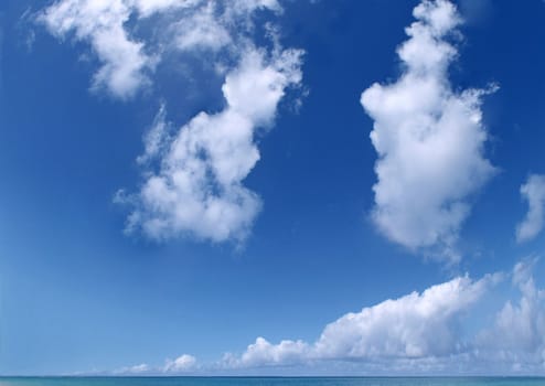 Beautiful cloudy sky can be used as background