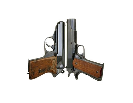 Two handguns