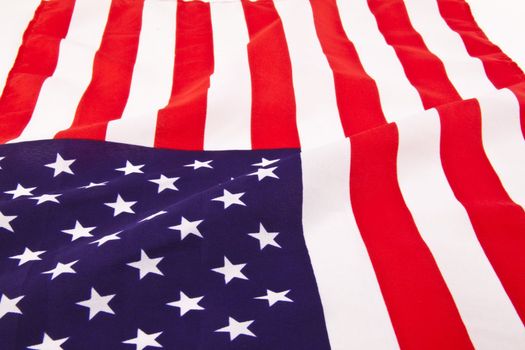 waving American flag