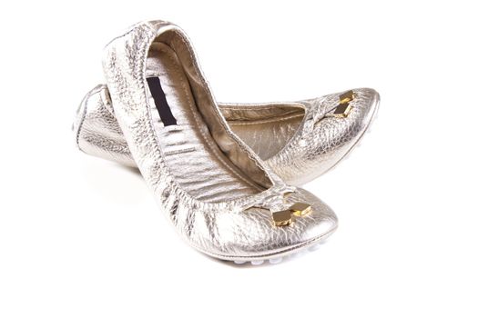 women shoes over the white background