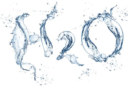 H2O - water chemical symbol
