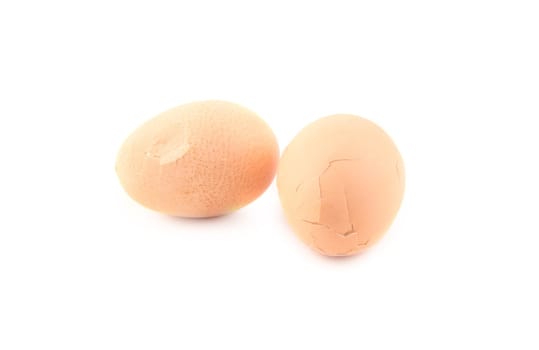 cracked eggs