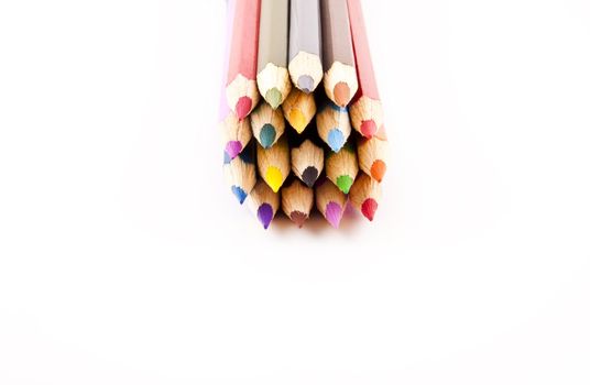 Collection of colorful pencils