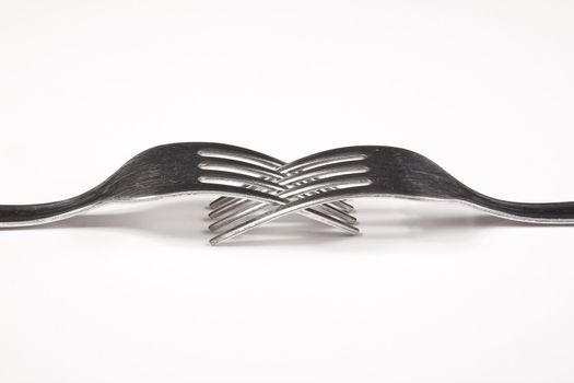 abstract fork background as a food concept