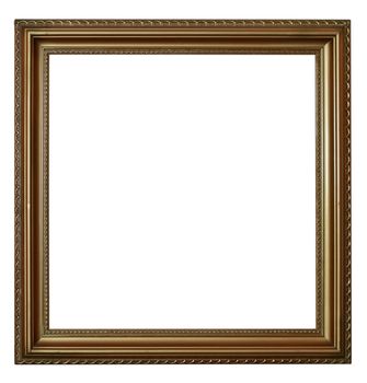 Ornament frames with isolated canvas and gilding