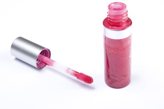 Lip gloss isolated on a white background