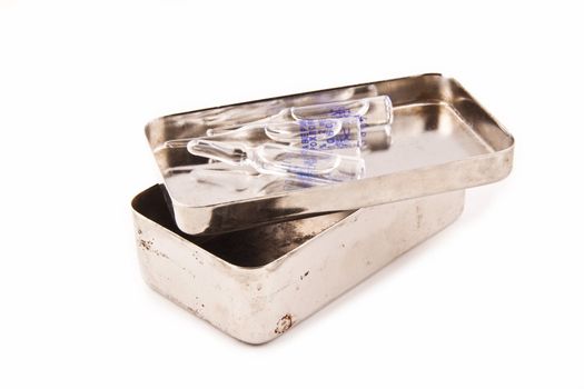 first aid metal box
