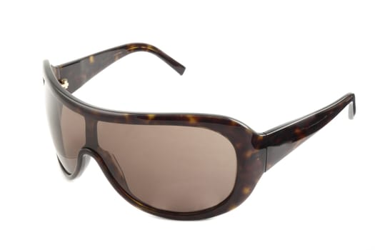 Stylish sunglasses isolated