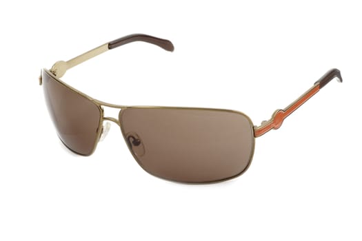 Stylish sunglasses isolated on the white background