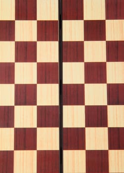 An old wooden chess board