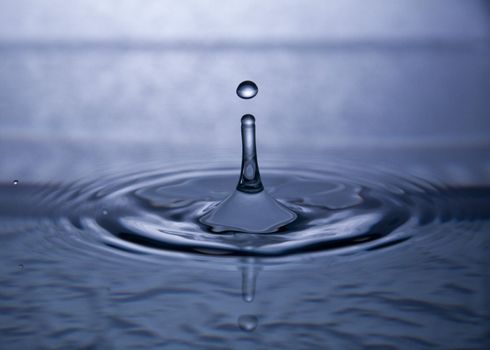 falling water drop