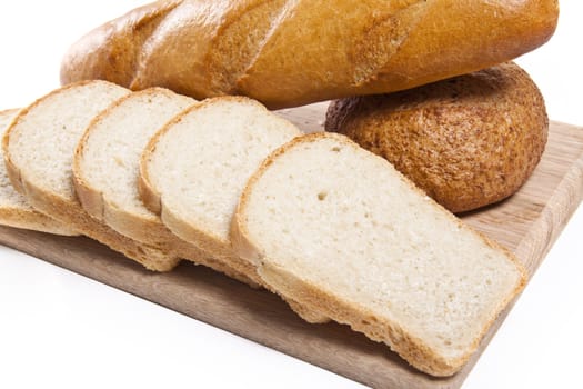 Loaf of bread background