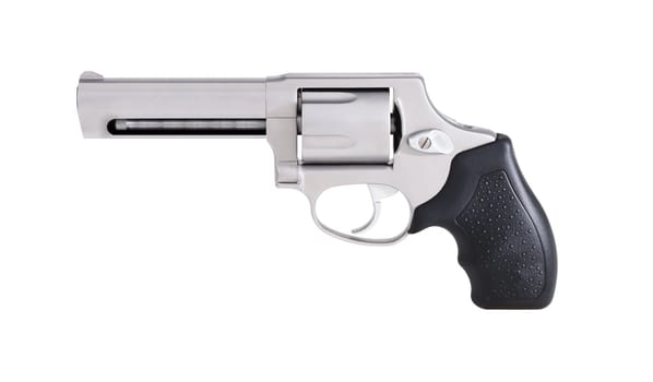 revolver isolated on white
