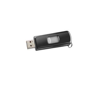 Usb flash memory isolated on the white background