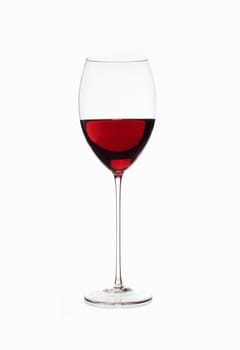 Red wine in glass