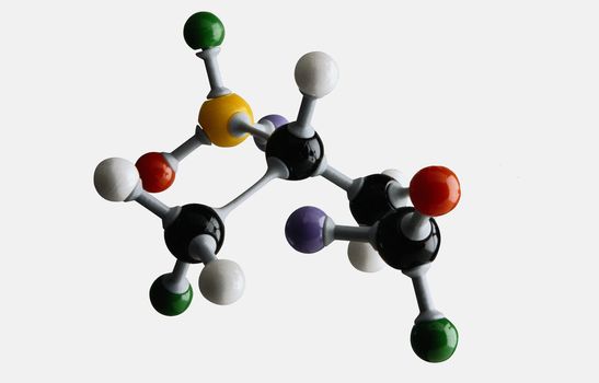 Colorful Molecule isolatde on a white background