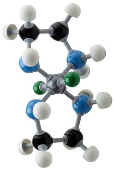 Colorful Molecule isolated on a white background