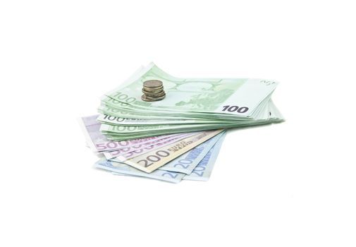 Stack of Money & Coins