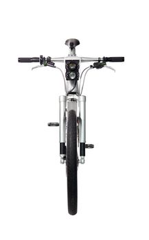 city bike isolated on a white background